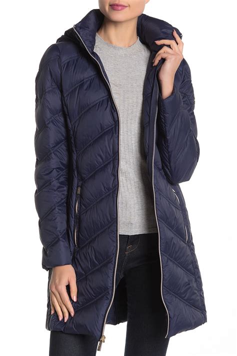 michael kors long down parka jacket reviews